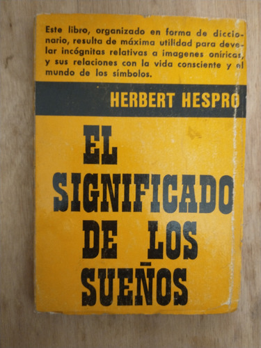 El Significado De Los Sueños - Herbert Hespro