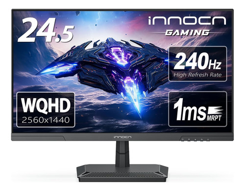Monitor Innocn 24.5 1440p 240hz Qhd 2k Gamer Nuevo Negro