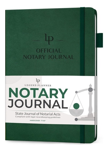 Legend Notary Journal - Libro De Registro Notarial De T...