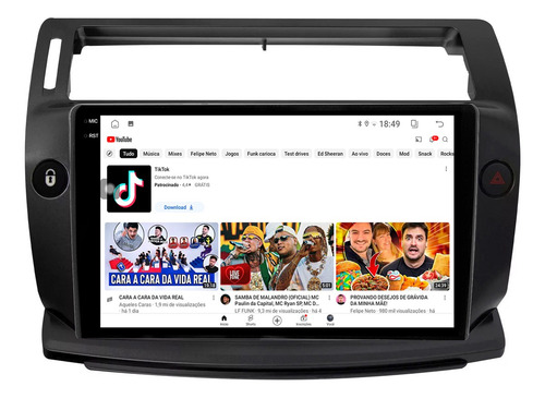 Multimidia C4 Pallas 9p Android Carplay 4/64gb + Ré