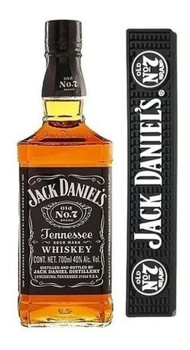 Whisky Jack Daniels Nro 7 + Esterilla Jd