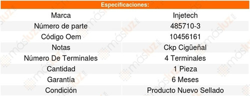 Sensor Cigüeñal Ckp 88 6cil 3.8l 93_99 Injetech 8308205