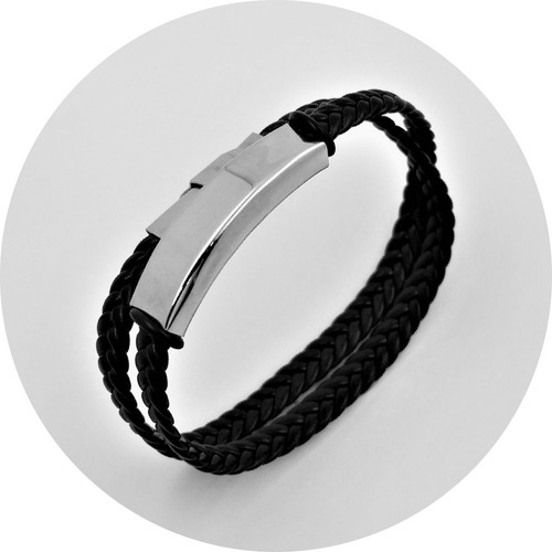 Imagen 4 de 10 de Pulsera Spotify Acero Grabado Láser Personalizado 1157