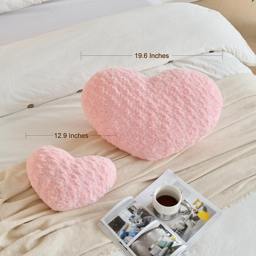 Almofada De Coração Decorativa Zcnyclam Soft Artificial Rabb