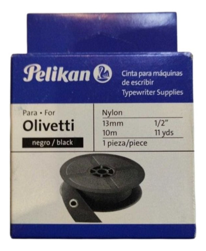 Cinta Pelikan P/ Olivetti Calculadora Negro Fijo Entintar 