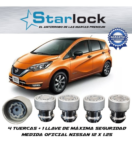 Kit Starlock Nissan Note 2018 12x1.25