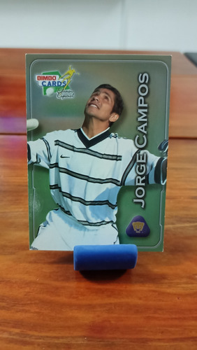 Bimbo Card Jorge Campos Pumas Unam (Usado)