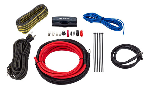 Accessories Vk8 8awg Amp Kit W/2-ch Interconexiones