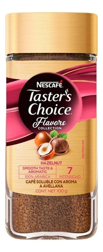Taster's Choice Café Soluble Sabor Avellana Hazelnut 100g