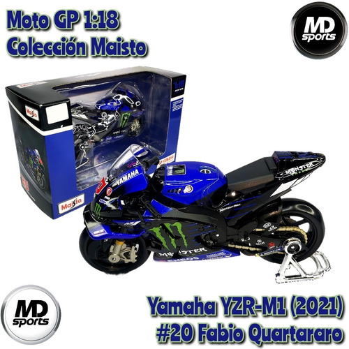 Moto Gp Escala 1:18 Colección Yamaha, Honda, Ducati, Ktm Etc