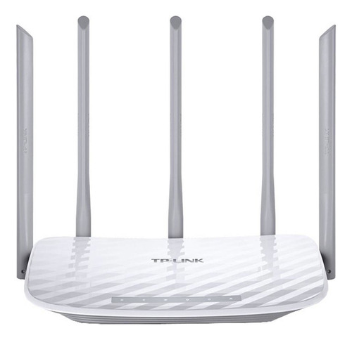 Roteador, Access point, WDS TP-Link AC1350 Archer C60 V3 branco bivolt 110v 220v MU-MIMO Dual Band 2.4 Ghz 5Ghz  1 Wan 4 Lan 10/100