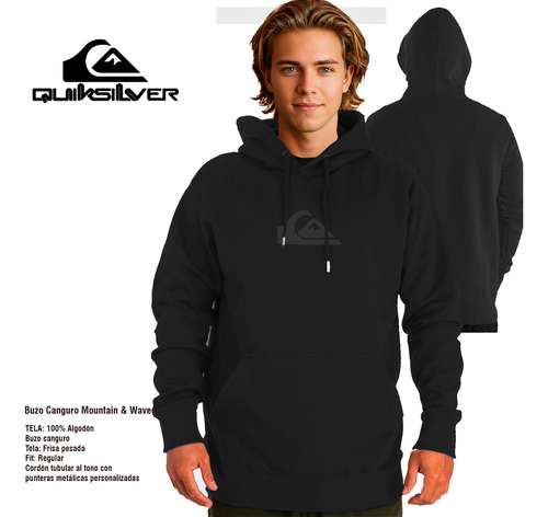 Buzo Canguro Quiksilver Mountain & Wave 8020 Queen Island