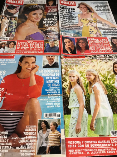 26 Revistas Hola 2017, 2018 Y 2019, 10 Revistas People (Usado)