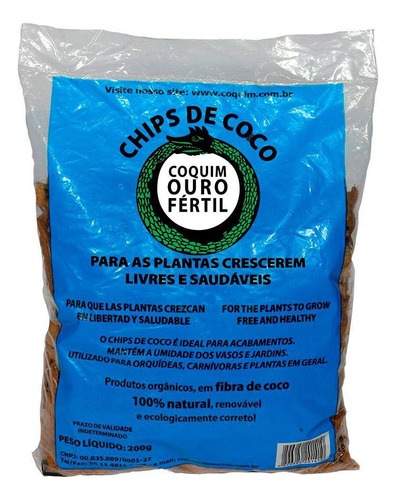 Kit Chips De Coco Coquim 200 Gramas Com 3 Unidades