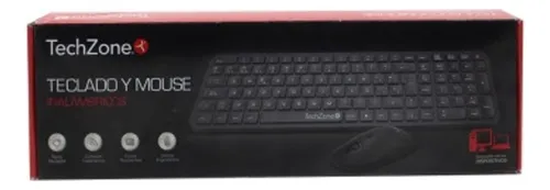 Teclado y mouse inalambrico techzone sale