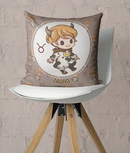 Souvenir Cumple 5 Almohadas 30x30 Cm Signos Zodiaco Tiernos