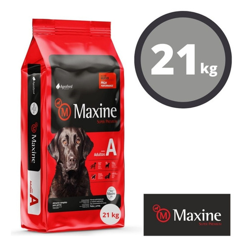 Alimento Maxine Premium 21kg Perro Adulto High Performance