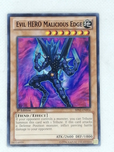 Evil Hero Malicious Edge Comun Yugioh