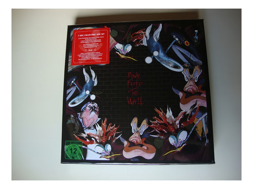 Pink Floyd - Caja de 7 discos Pink Floyd The Wall - Caja de coleccionista Importado, Lacrado- 6 Cd + 1 Dvd (7 discos) - Inclui Faixas Adicionais