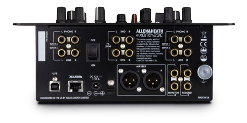 Imagen 2 de 6 de Mixer Dj Allen & Heath Xone 23c