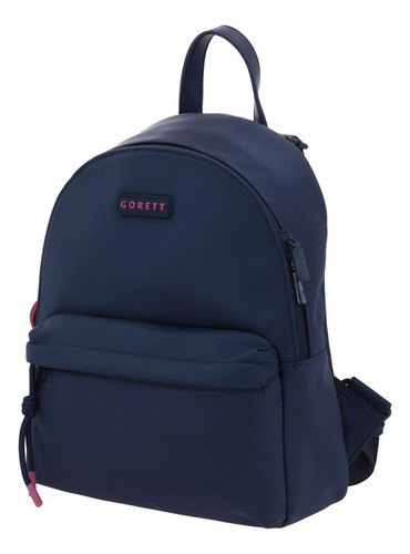 Mochila Gorett Tay Backpack Gs25087-9 Color Azul Marino Diseño De La Tela Liso