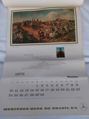 Calendário Antigo Mercedes-benz (Usado)