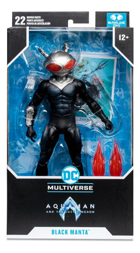 Dc Multiverse Aquaman- Black Manta Mcfarlane Toys 