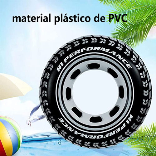 Nadar Boya Salvavidas Inflable Grande Con Forma De Neumático