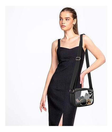 Bolso Bandolera Transparente Para Fanáticos De Los Deportes,