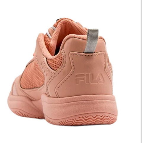 Imagem 3 de 5 de Tênis Infantil Casual Escolar Flat Rosa Fila Attrek Original