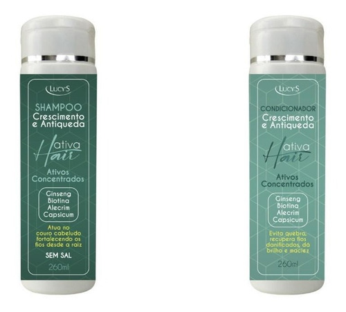 Shampoo E Cond. Crescimento E Antiqueda Biotina E Ginseng