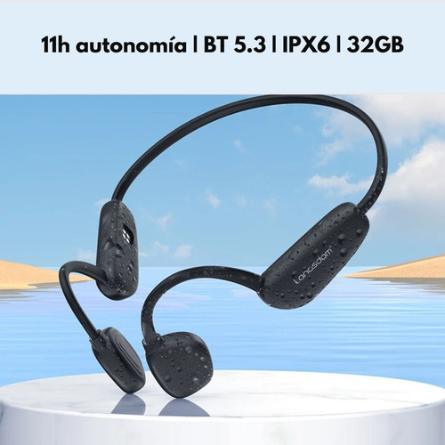 Audifonos Deportivos Conducción Ósea Ipx6 10h Langsdom Be12
