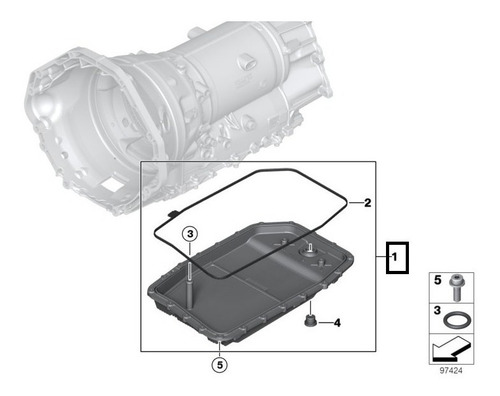 Carter Transmision 545 550 650 750 X5 X6 2001-2014