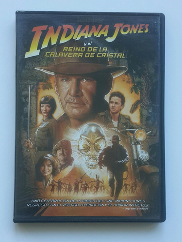 Dvd Indiana Jones Y El Reino De La Calavera De Cristal Orig