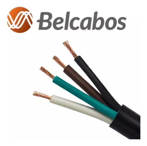 Cabo Pp 4 Vias 4x2,50 Mm² Flexivel 50 Metros