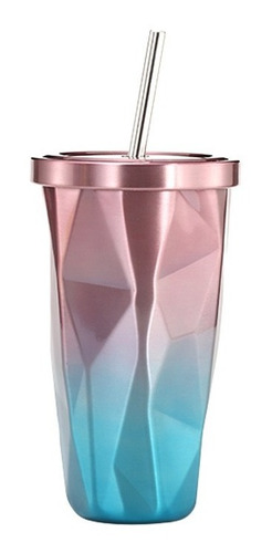 Vaso De Acero Inoxidable Doble Capa Con Sorbete Premium