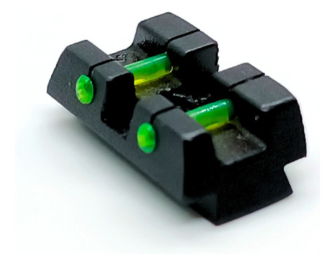 Mira Em Aço Alça E Massa Pistola Glock Fibra Optica 1,5mm