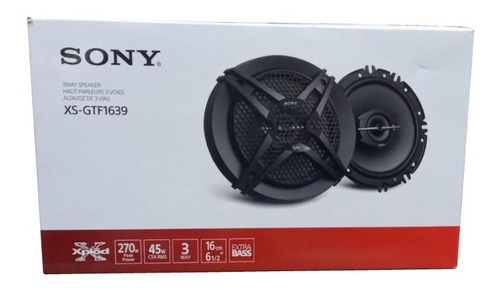 Parlantes Sony Xsgtf1639 6½ 16cm 270w 3 Vias