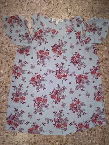 Remera Manga Corta Estampada Importada Pink Rose. Talle S