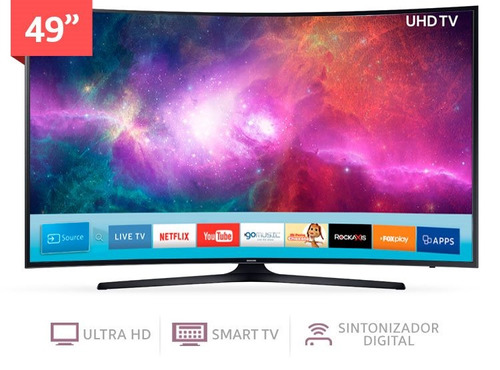Pantalla Smart Tv 49 Pulgadas Curva S6 Samsung 4k Hdr Games