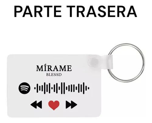 Llavero Codigo Spotify - Qr Video De Youtube Personalizado