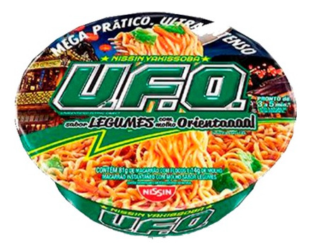 Kitc/24 Macarrão Instantâneo Nissin Yakissoba U.f.o. Legumes
