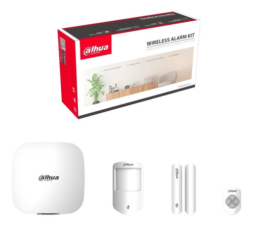 Kit Alarma Inalámbrico Dahua Wifi-ethernet Y Monitoreo App 