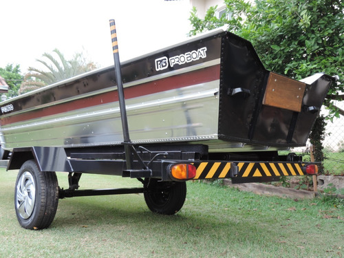 Barco De Alumínio Bico Fino De 5 Metros Esporte E Recreio