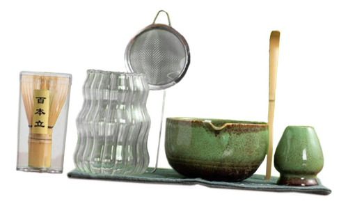 Matcha Set Matcha Bowl Cosacos De Bambú Matcha Ceremonía