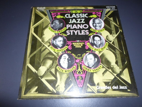 Classic Jazz Piano Styles * Disco De Vinilo