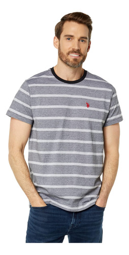 Ee. Uu. Asociación De Polo. Polera Eoe Stripe Con Cuello R