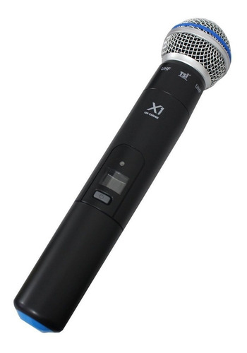 Microfone Sem Fio De Mão Tsi X1 Uhf Usb 100 Frequências Prof