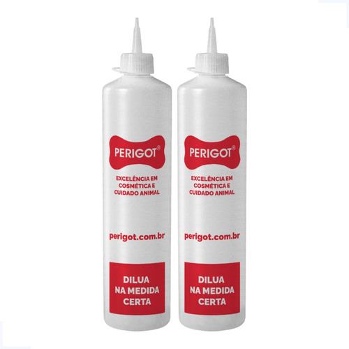 Kit 2 Almotolia Misturador 600ml Shampoo Condicionador Pet