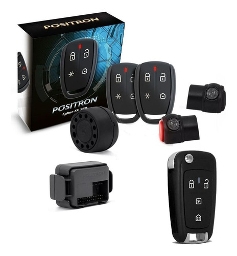 Alarme Automotivo Com Sensor De Presença Fx360 + Px80 Chave